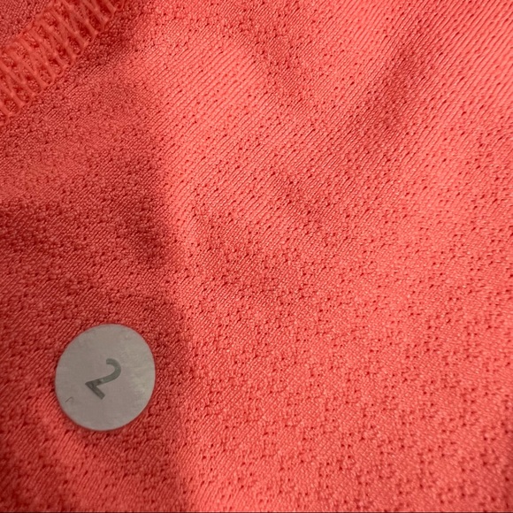 Lululemon Coral Orange Athletic Tank Top - Picture 3 of 3
